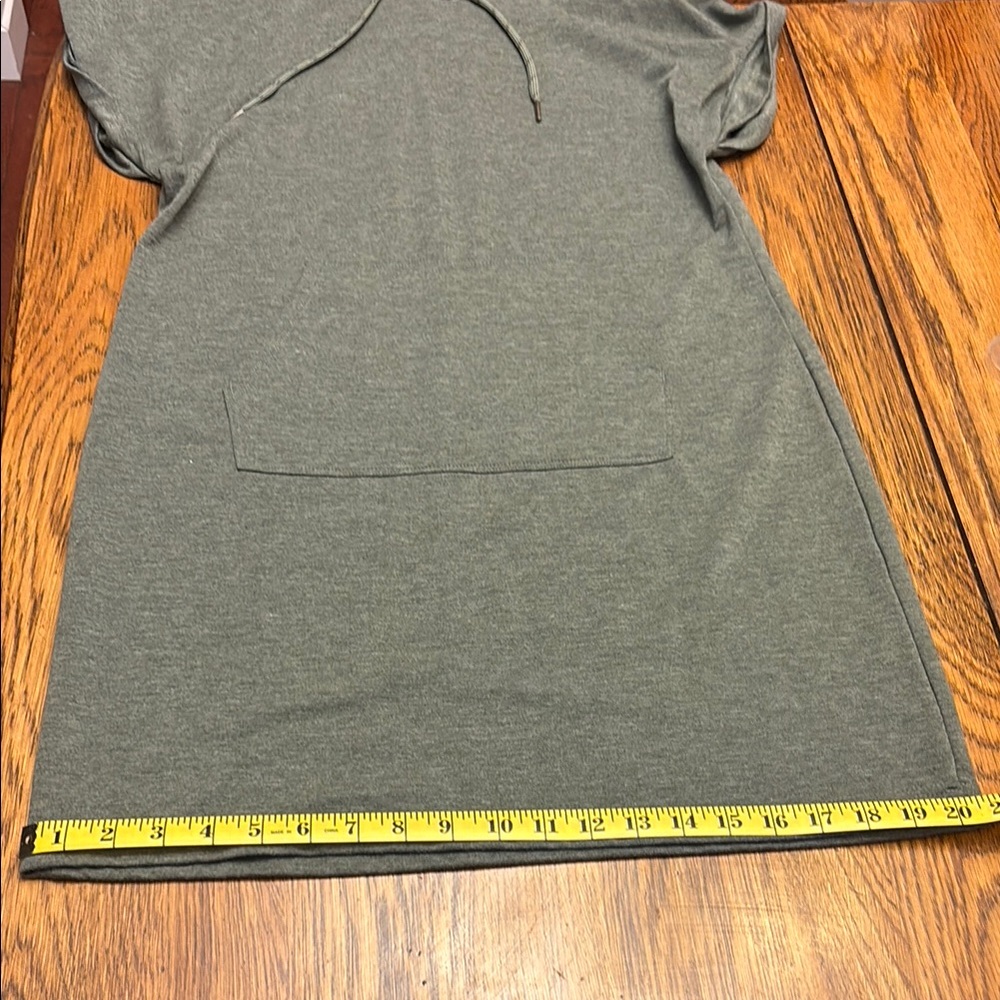 Kyodan Olive Hoodie Dress Large - Picture 7 of 7